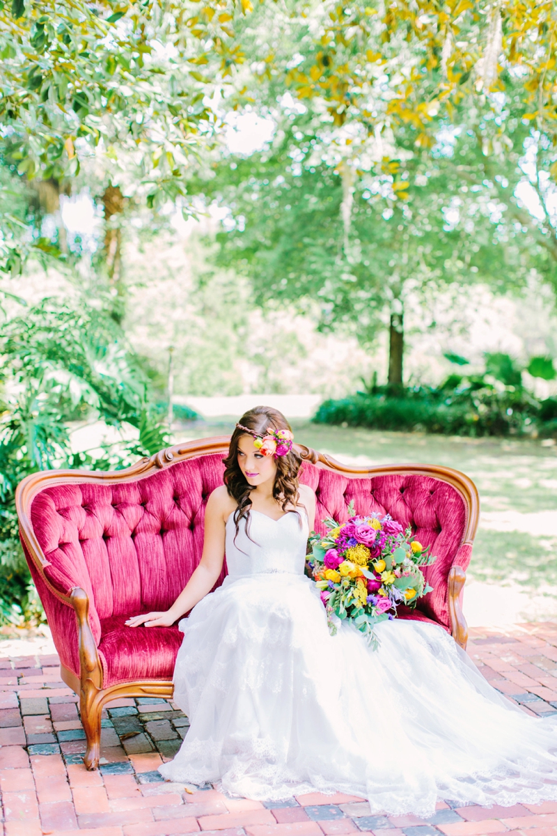 Colorful Secret Garden Inspired Wedding Ideas via TheELD.com