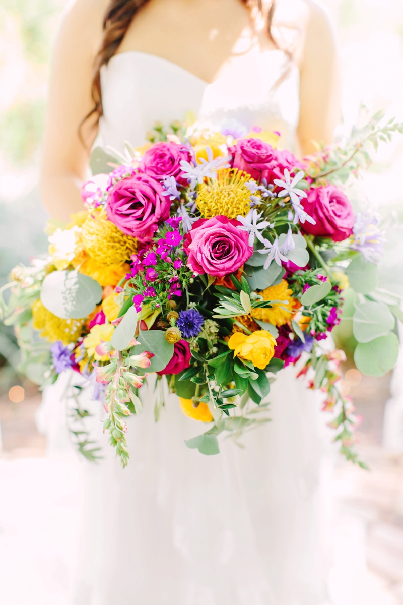 Colorful Secret Garden Inspired Wedding Ideas via TheELD.com