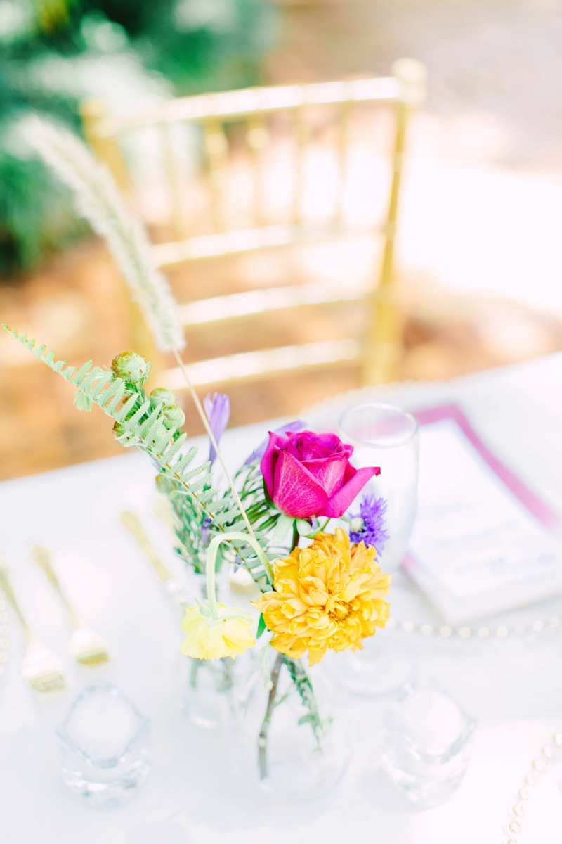 Colorful Secret Garden Inspired Wedding Ideas via TheELD.com