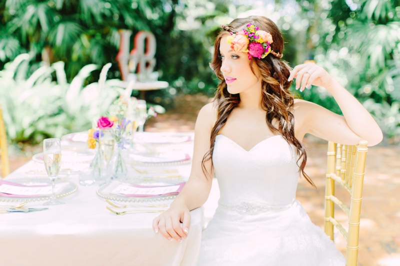 Colorful Secret Garden Inspired Wedding Ideas via TheELD.com