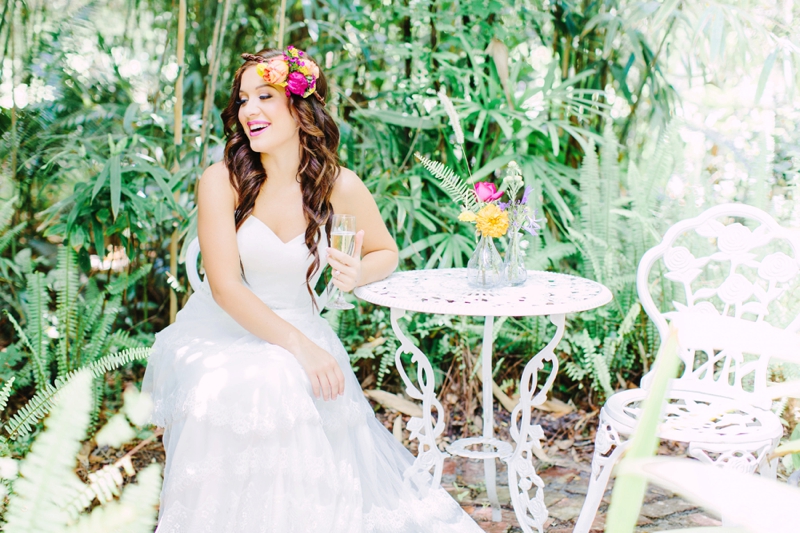 Colorful Secret Garden Inspired Wedding Ideas via TheELD.com