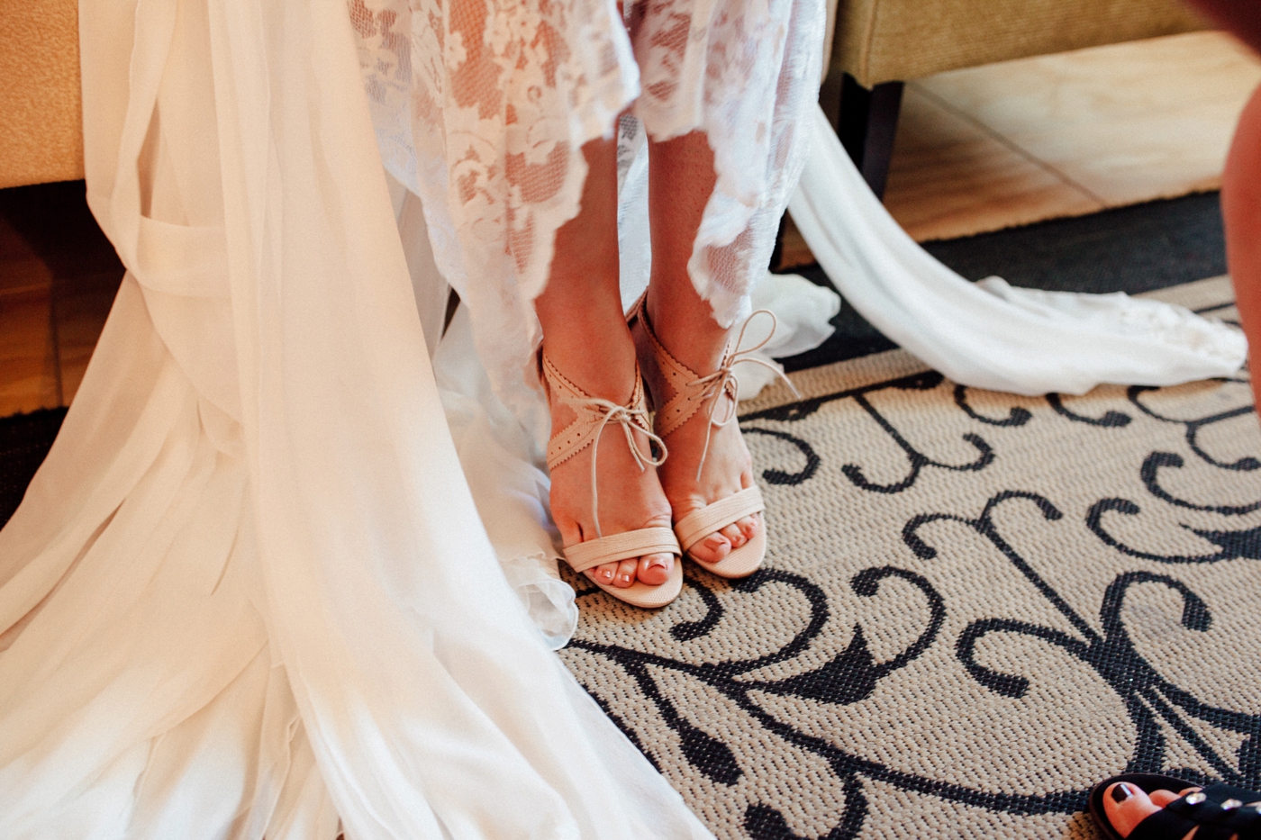 Bright Bohemian Beach Wedding via TheELD.com