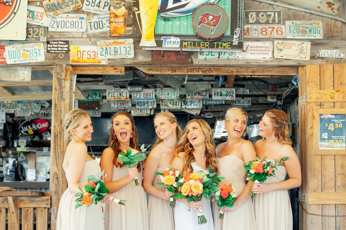 Bright Bohemian Beach Wedding via TheELD.com