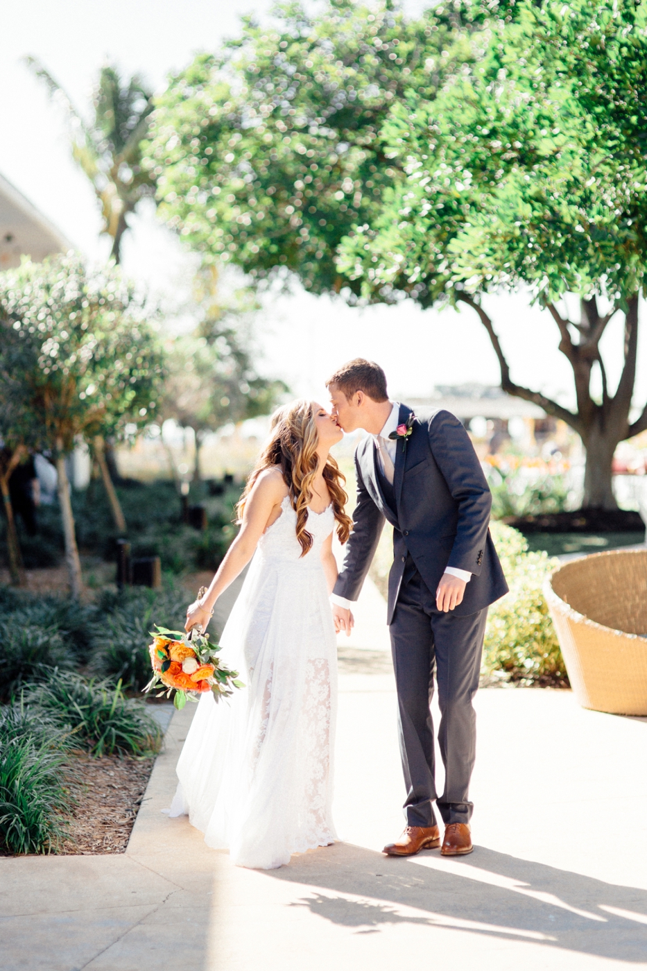 Bright Bohemian Beach Wedding via TheELD.com