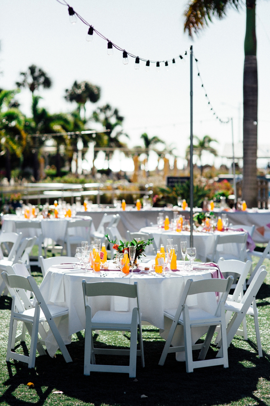 Bright Bohemian Beach Wedding via TheELD.com