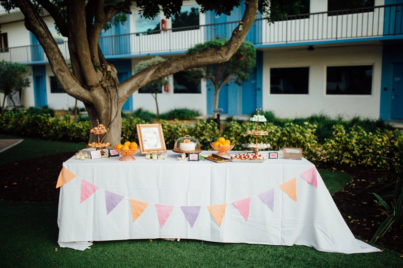 Bright Bohemian Beach Wedding via TheELD.com