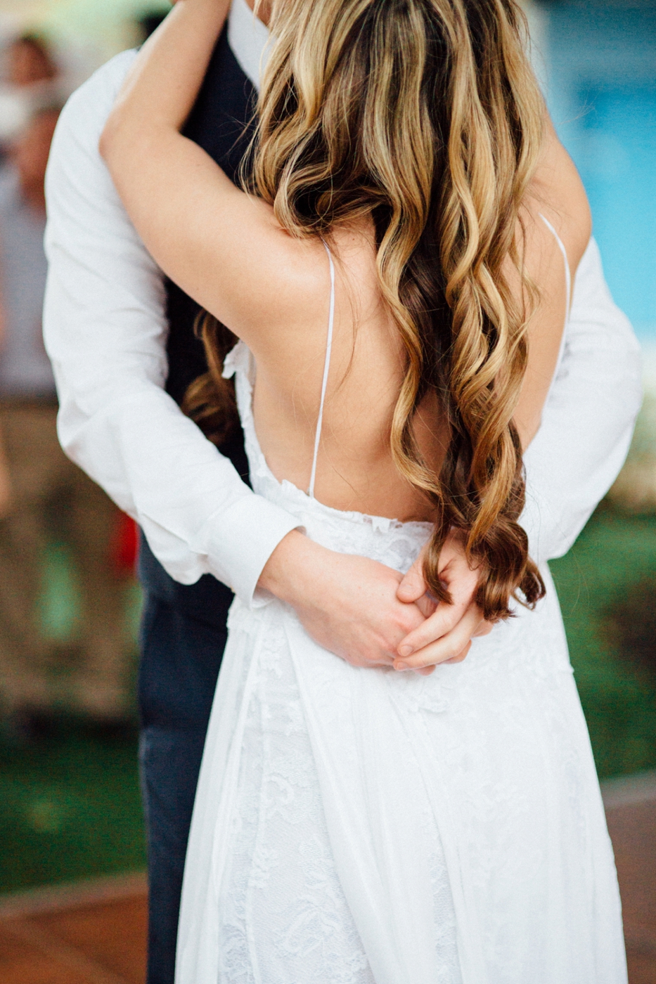 Bright Bohemian Beach Wedding via TheELD.com