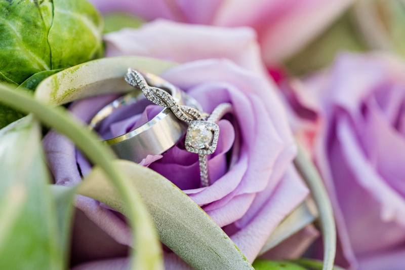 Romantic, Whimsical Navy and Lavender Wedding Ideas via TheELD.com