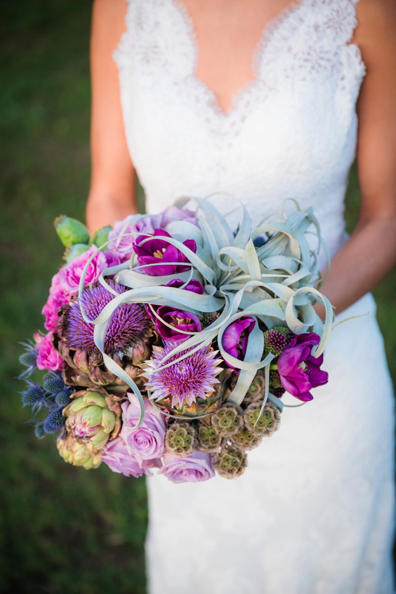 Romantic, Whimsical Navy and Lavender Wedding Ideas via TheELD.com