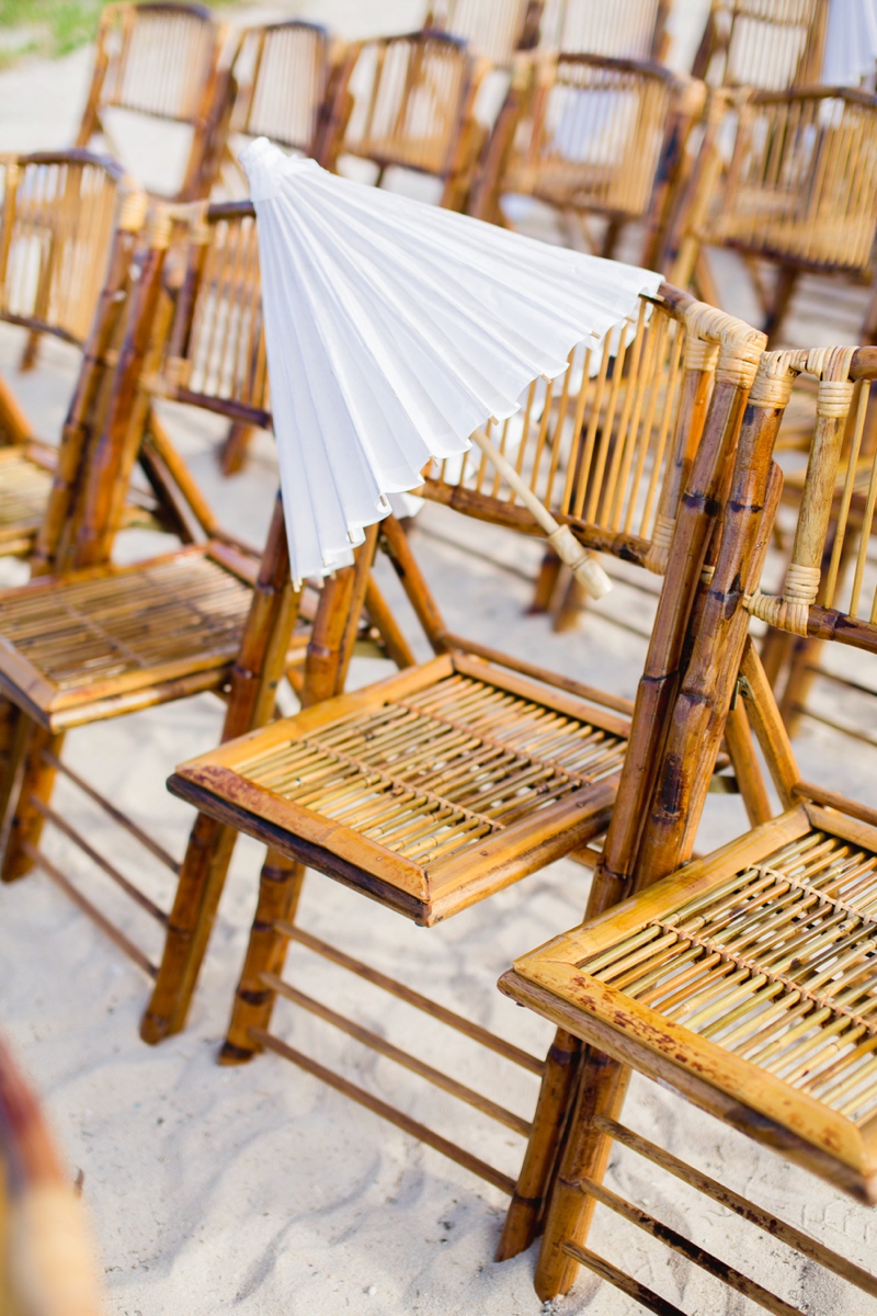 An Elegant Aqua & White Bahamas Wedding via TheELD.com