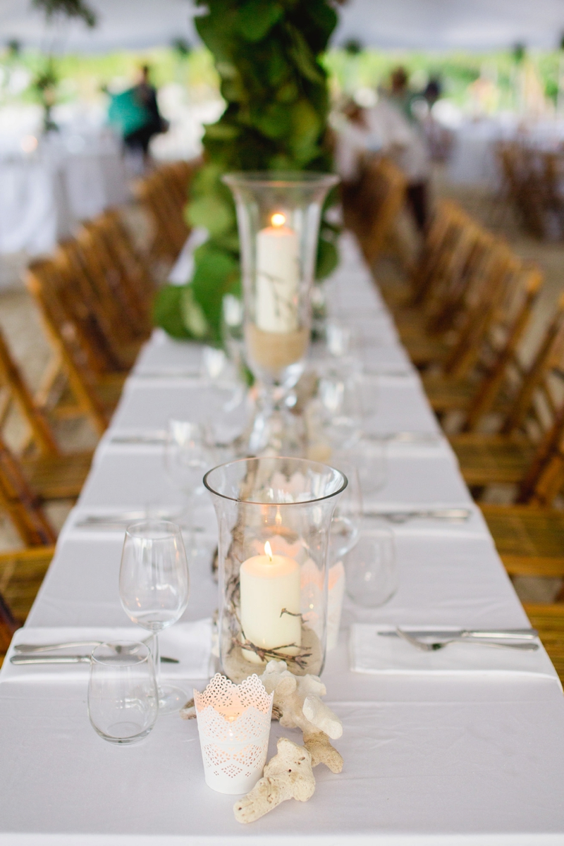 An Elegant Aqua & White Bahamas Wedding via TheELD.com