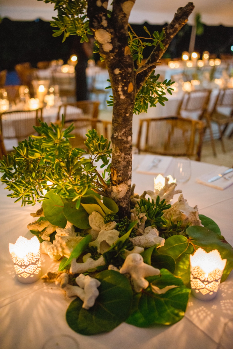 An Elegant Aqua & White Bahamas Wedding via TheELD.com