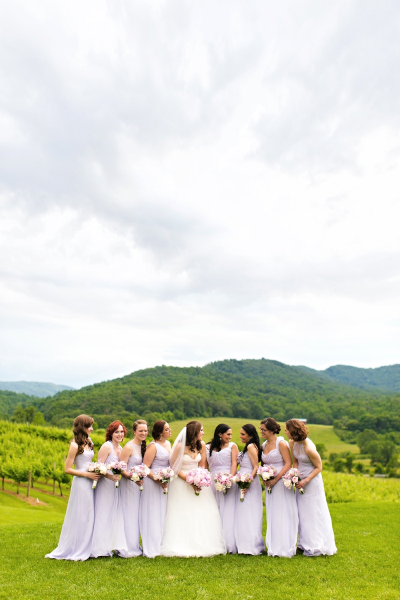 Garden Inspired Pink & Lavender Pippin Hill Wedding via TheELD.com