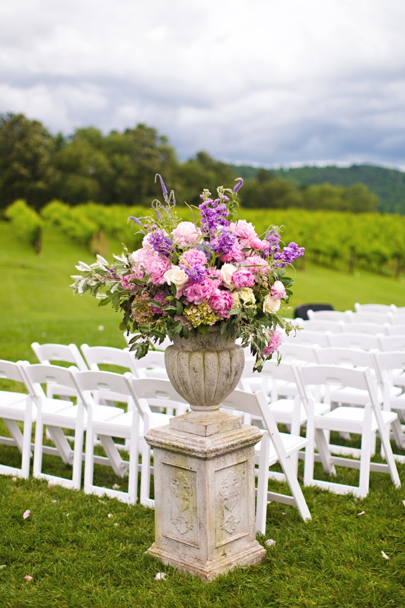 Garden Inspired Pink & Lavender Pippin Hill Wedding via TheELD.com