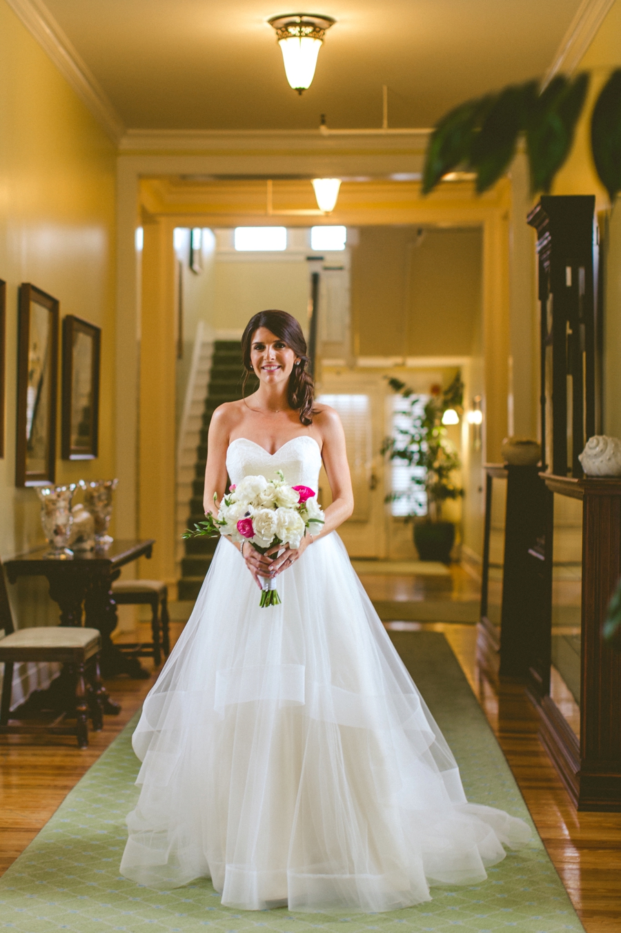 Preppy Elegant Pink & Navy Destination Wedding via TheELD.com