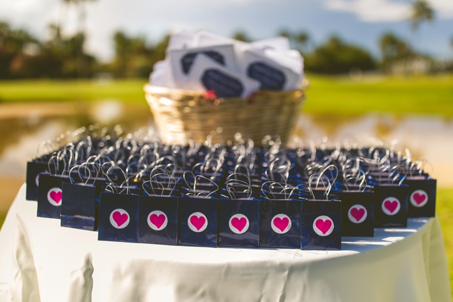 Preppy Elegant Pink & Navy Destination Wedding via TheELD.com