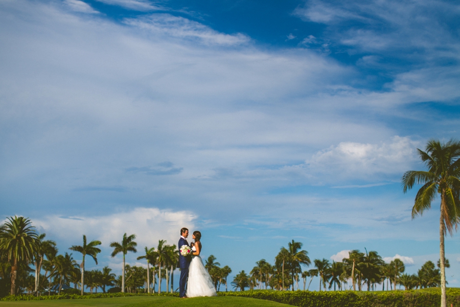 Preppy Elegant Pink & Navy Destination Wedding via TheELD.com