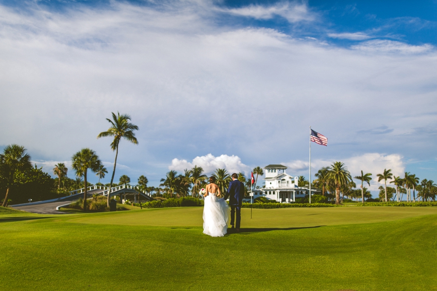 Preppy Elegant Pink & Navy Destination Wedding via TheELD.com