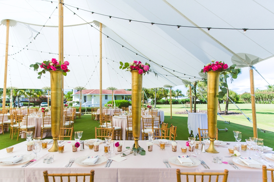 Preppy Elegant Pink & Navy Destination Wedding via TheELD.com