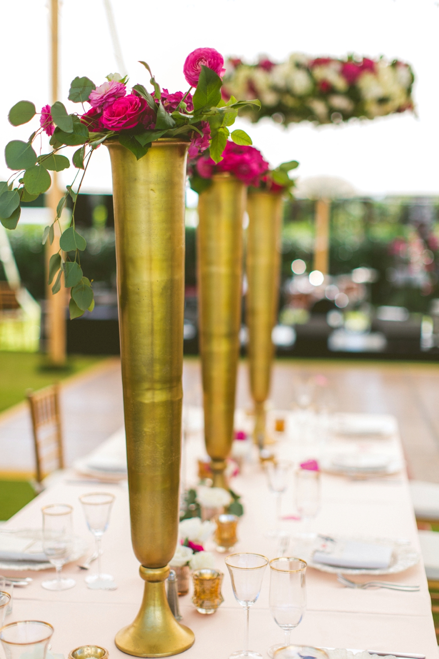 Preppy Elegant Pink & Navy Destination Wedding via TheELD.com