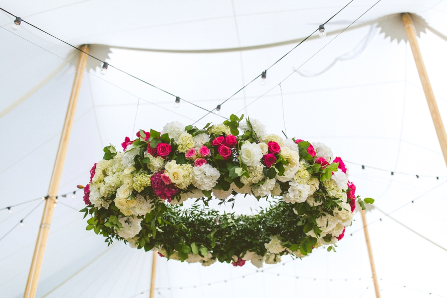 Preppy Elegant Pink & Navy Destination Wedding via TheELD.com