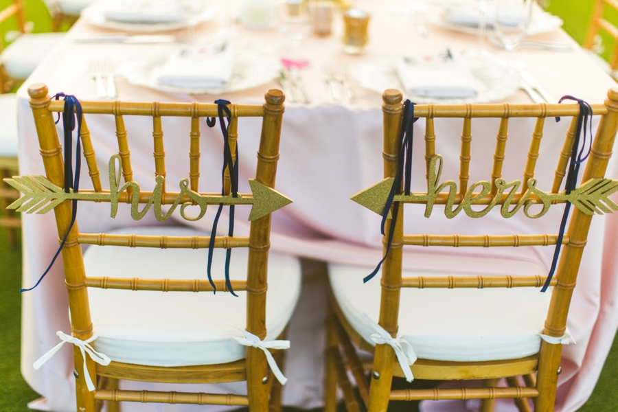 Preppy Elegant Pink & Navy Destination Wedding via TheELD.com