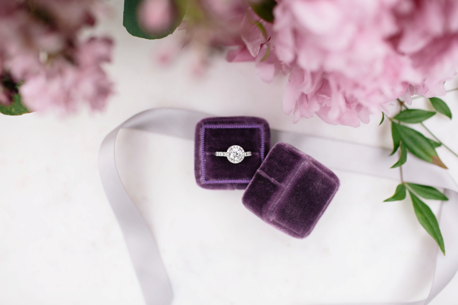 Romantic Lavender and Gray Wedding Ideas via TheELD.com