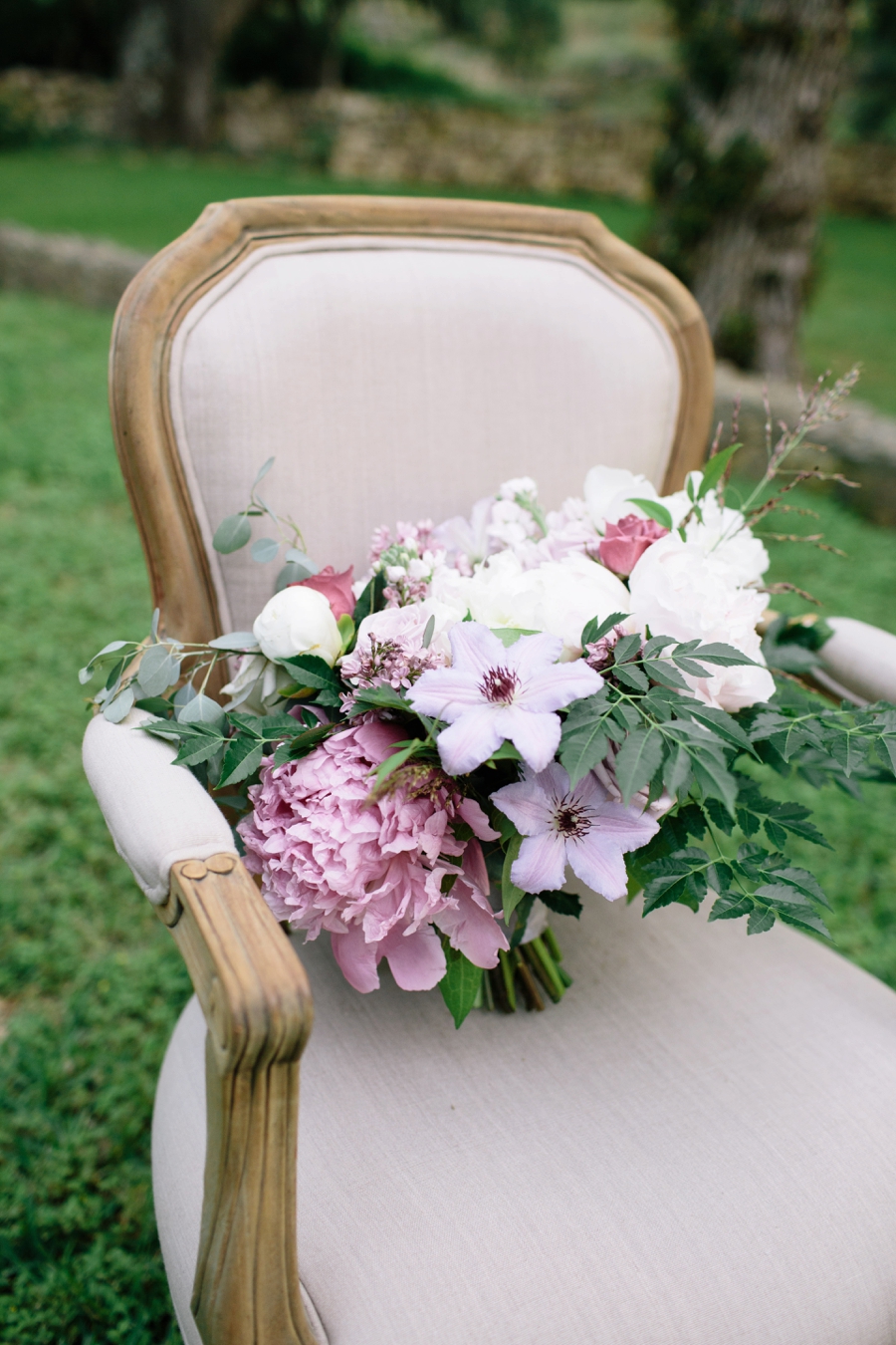 Romantic Lavender and Gray Wedding Ideas via TheELD.com