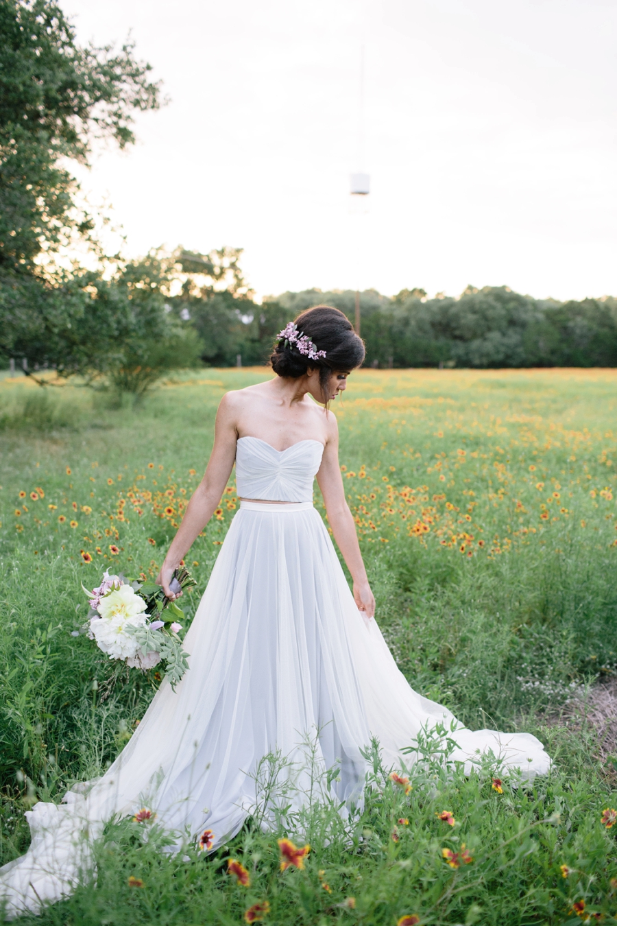 Romantic Lavender and Gray Wedding Ideas via TheELD.com