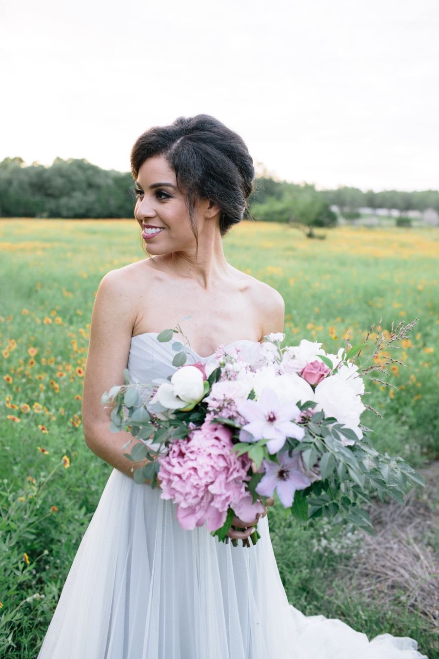 Romantic Lavender and Gray Wedding Ideas via TheELD.com