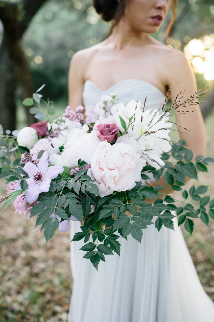 Romantic Lavender and Gray Wedding Ideas via TheELD.com