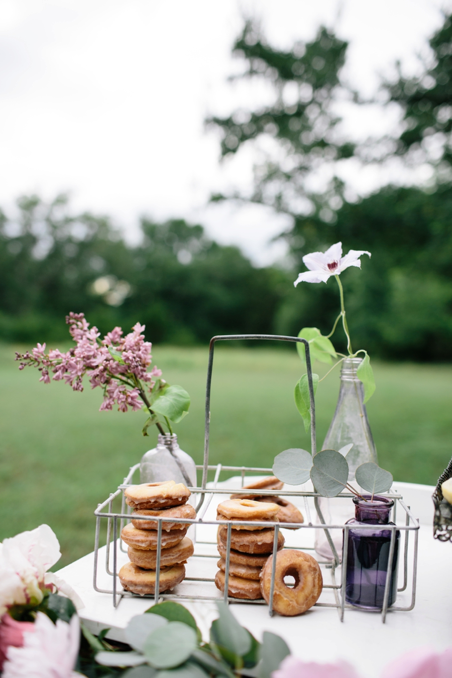 Romantic Lavender and Gray Wedding Ideas via TheELD.com