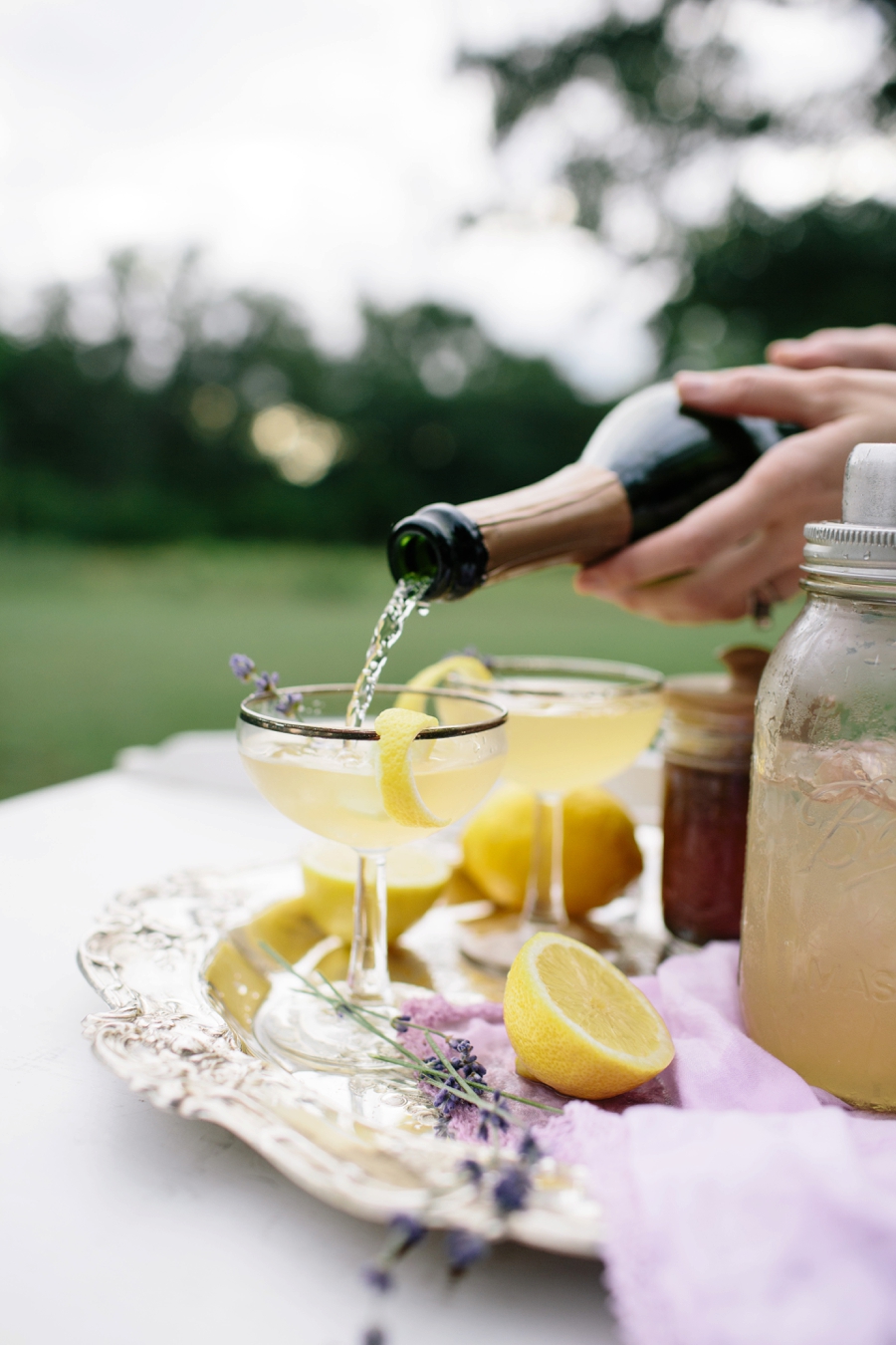 Romantic Lavender and Gray Wedding Ideas via TheELD.com