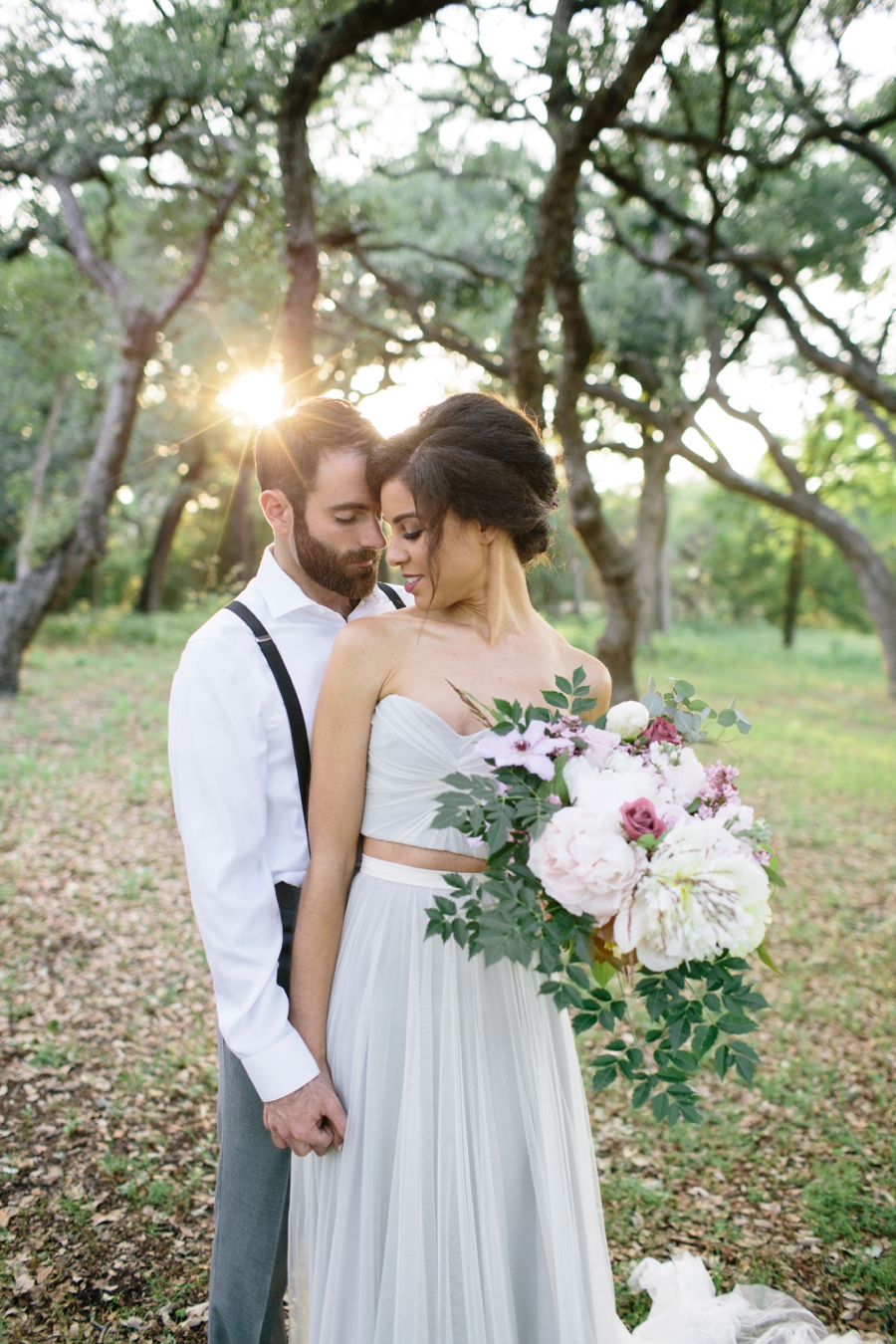 Romantic Lavender and Gray Wedding Ideas via TheELD.com