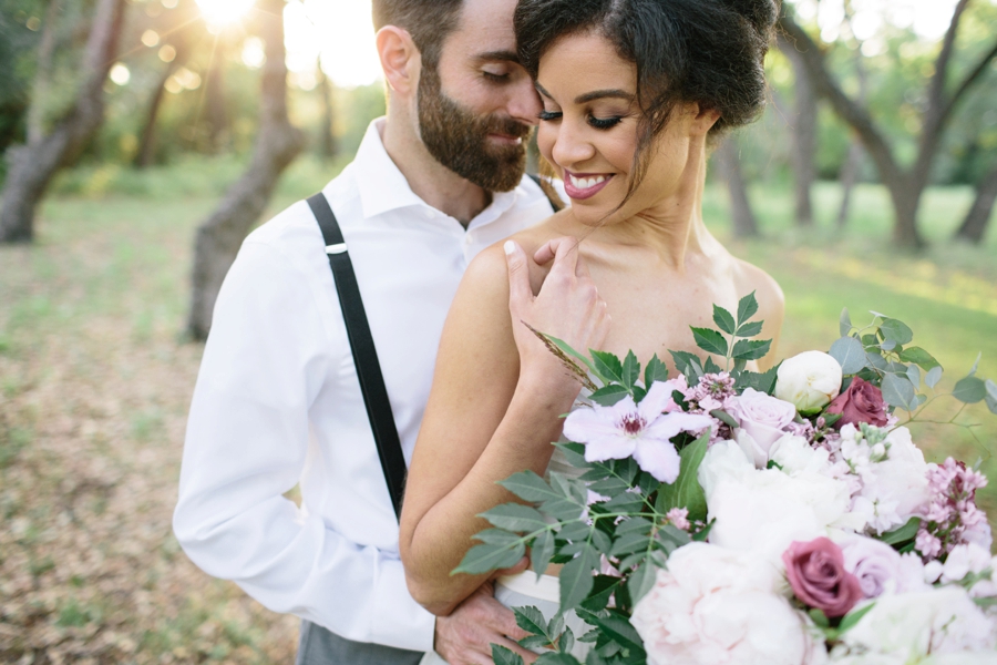 Romantic Lavender and Gray Wedding Ideas via TheELD.com