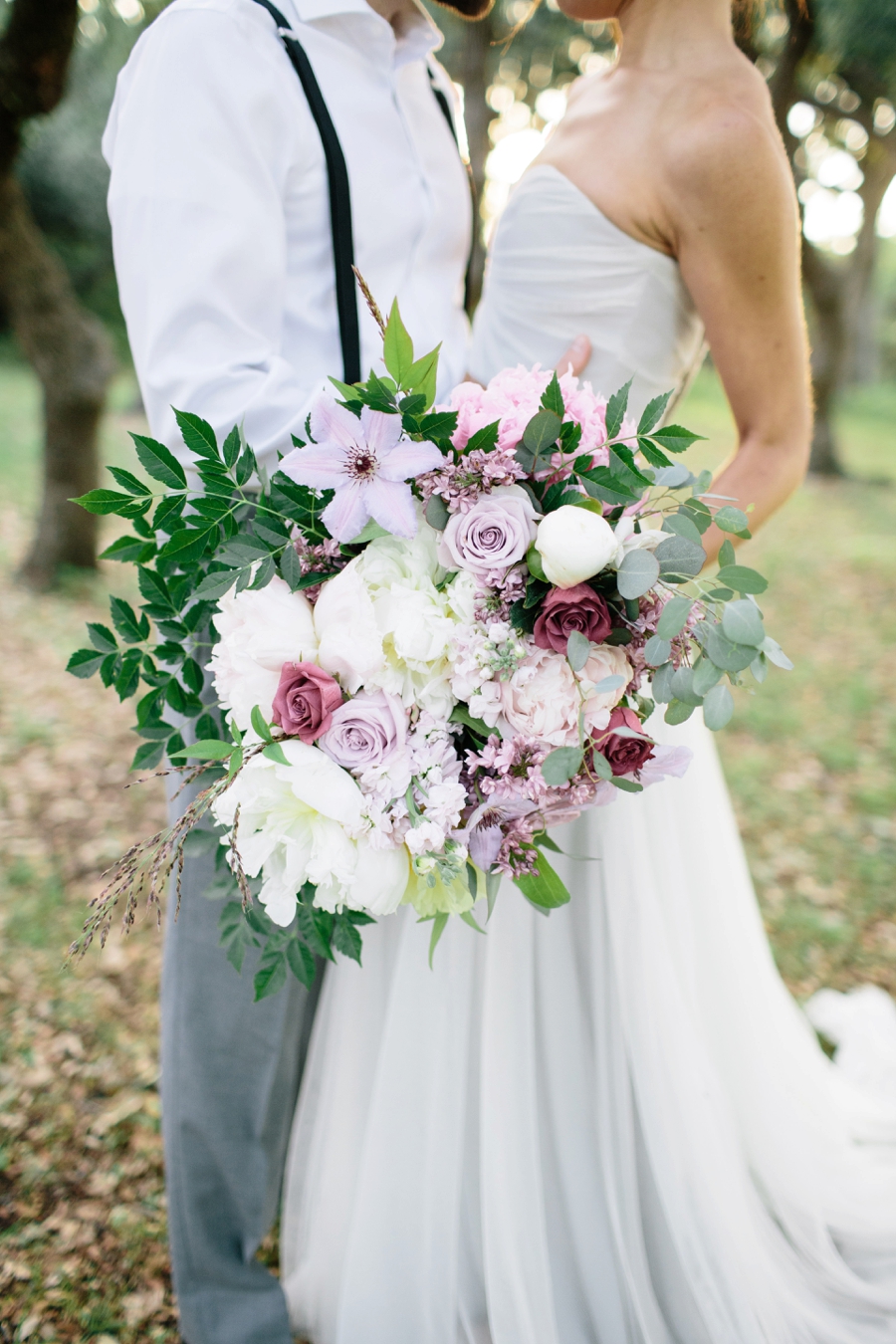 Romantic Lavender and Gray Wedding Ideas via TheELD.com