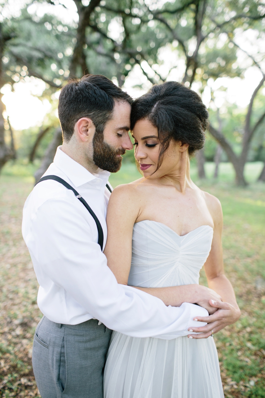 Romantic Lavender and Gray Wedding Ideas via TheELD.com