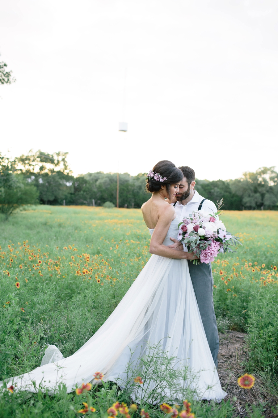 Romantic Lavender and Gray Wedding Ideas via TheELD.com