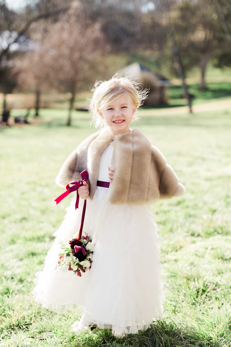 Elegant Purple & White Virginia Wedding via TheELD.com