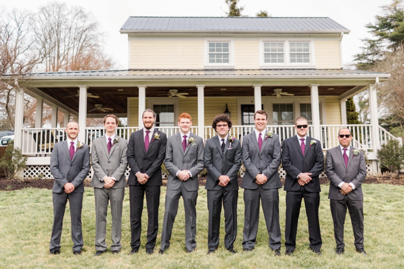 Elegant Purple & White Virginia Wedding via TheELD.com