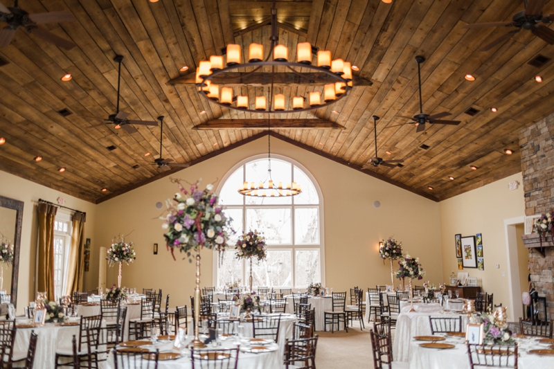 Elegant Purple & White Virginia Wedding via TheELD.com