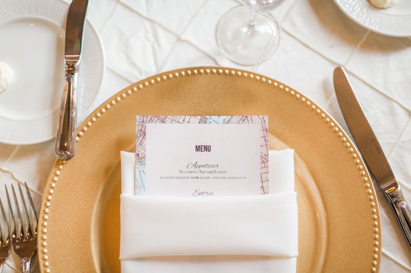 Elegant Purple & White Virginia Wedding via TheELD.com