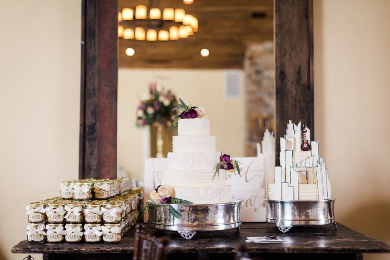 Elegant Purple & White Virginia Wedding via TheELD.com