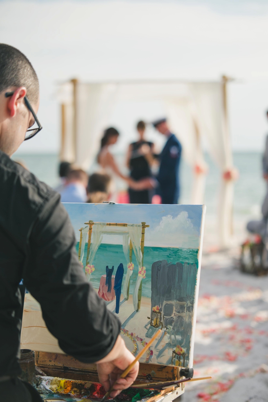 A Nautical Florida Destination Wedding via TheELD.com