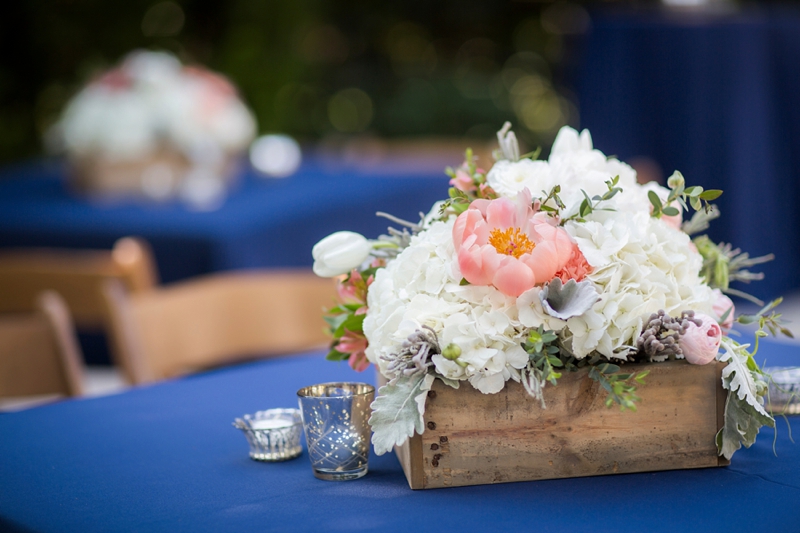 Navy & Blush Southern Wedding in Pensacola via TheELD.com