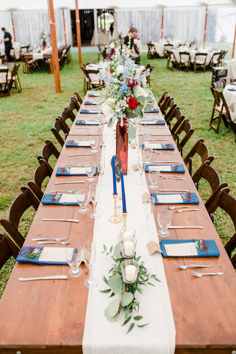 A Classic Americana Themed Wedding via TheELD.com