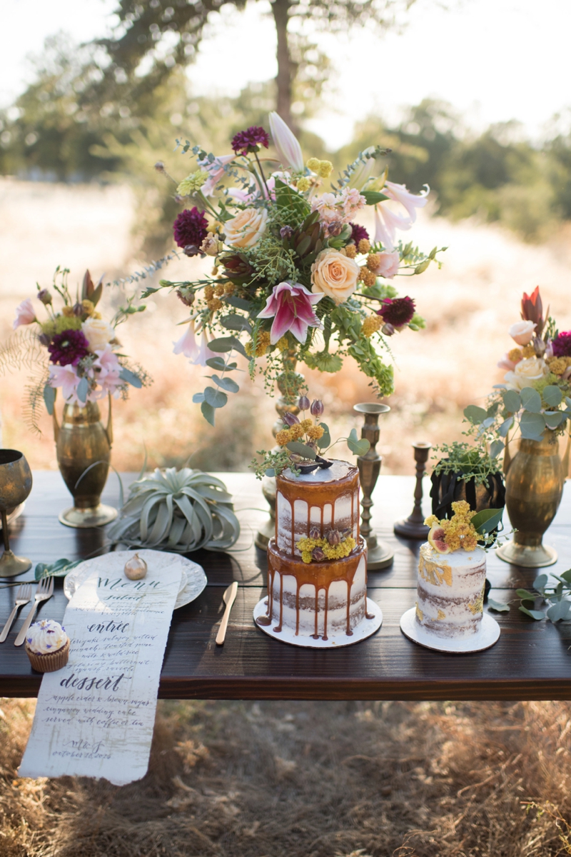 Whimsical and Rustic Fall Wedding Inspiration via TheELD.com