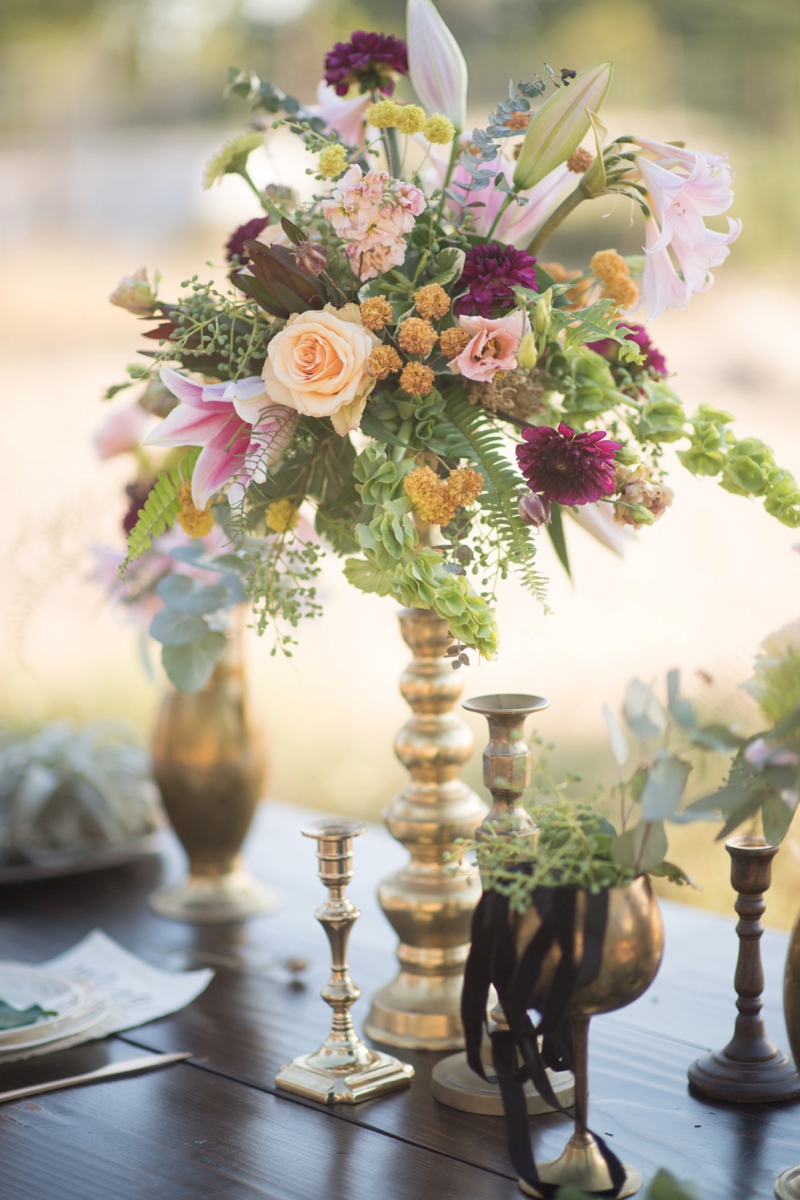 Whimsical and Rustic Fall Wedding Inspiration via TheELD.com