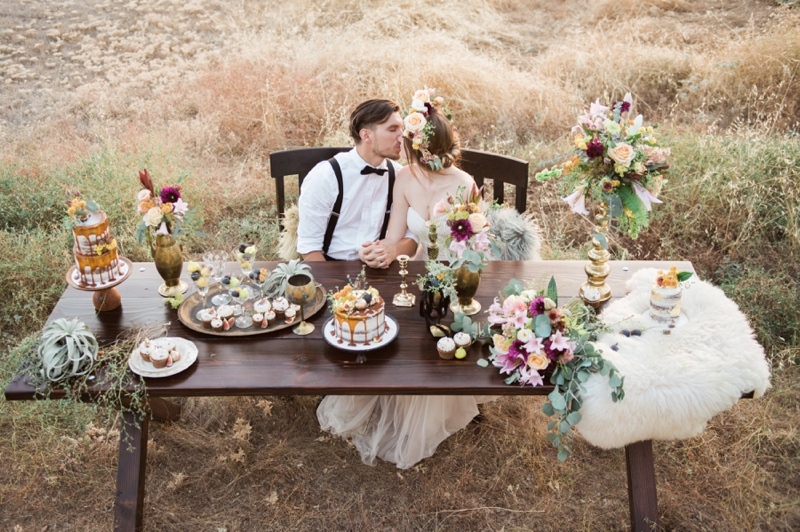 Whimsical and Rustic Fall Wedding Inspiration via TheELD.com