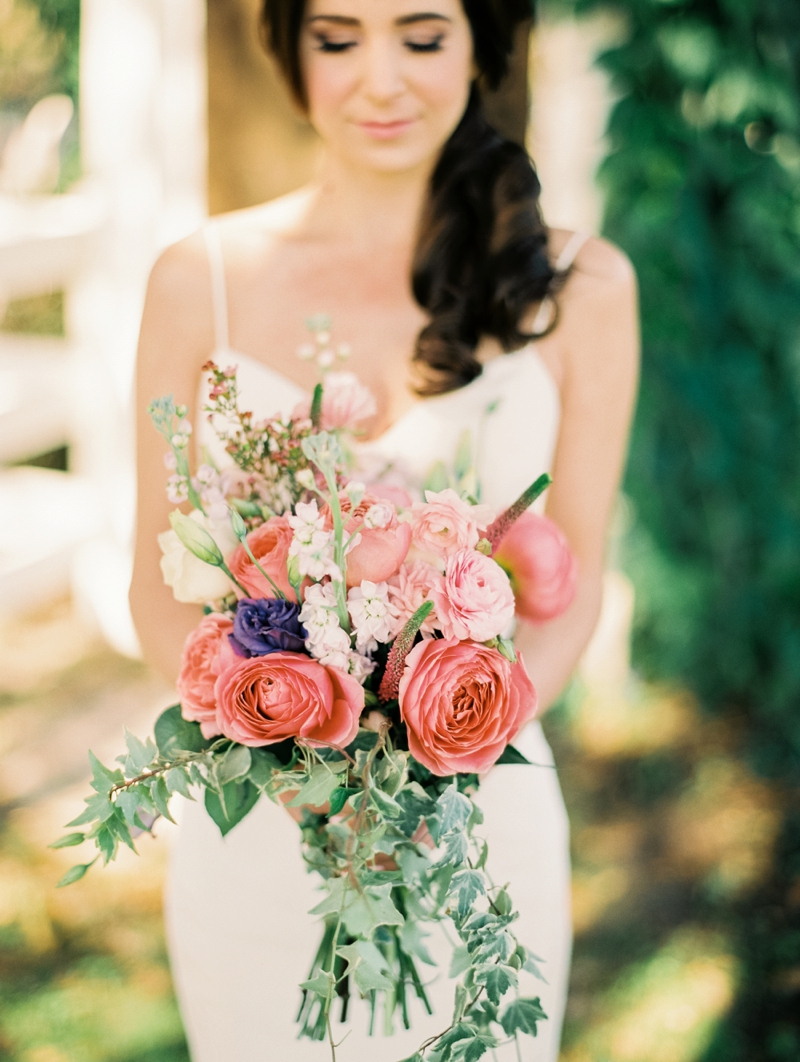 Romantic Blush and Blue Wedding Inspiration via TheELD.com